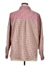 Unbranded Houndstooth Pink Long Sleeve Blouse Size XL - photo 2