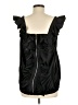 Twelve by Twelve 100% Polyester Black Sleeveless Blouse Size M - photo 2