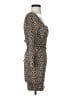 LPA Animal Print Brown Cocktail Dress Size XS - photo 4