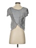 Stranded 100% Polyester Silver Short Sleeve T-Shirt Size S - photo 2