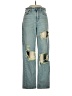 American Eagle Outfitters Graphic Blue Jeans Size 00 - photo 1