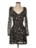 Intermix Floral Black Cocktail Dress Size 0 - photo 1