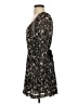 Intermix Floral Black Cocktail Dress Size 0 - photo 5