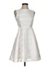 Assorted Brands Metallic Silver Cocktail Dress Size S - photo 1