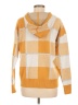 RACHEL Rachel Roy Checkered-gingham Yellow Pullover Sweater Size M - photo 2