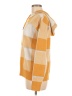 RACHEL Rachel Roy Checkered-gingham Yellow Pullover Sweater Size M - photo 5