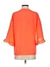 Parker Orange 3/4 Sleeve Blouse Size S - photo 2