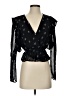 WAYF 100% Polyester Black 3/4 Sleeve Blouse Size XS - photo 1