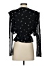 WAYF 100% Polyester Black 3/4 Sleeve Blouse Size XS - photo 2