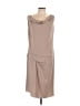 BCBGMAXAZRIA 100% Polyester Tan Casual Dress Size 12 - photo 1