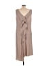 BCBGMAXAZRIA 100% Polyester Tan Casual Dress Size 12 - photo 2