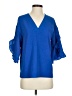 Jess Lea Blue 3/4 Sleeve Blouse Size S - photo 1