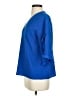 Jess Lea Blue 3/4 Sleeve Blouse Size S - photo 5