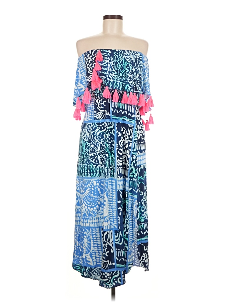 Pre-owned Lilly Pulitzer Casual Dress In Blue
