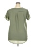 Speed Limit MPH Green Short Sleeve Blouse Size 2X - photo 2