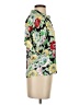 Jonathan Martin Floral Multi Color Green Short Sleeve Blouse Size 3 - 4 - photo 4