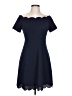 Miami Chevron-herringbone Blue Casual Dress Size L - photo 1