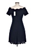 Miami Chevron-herringbone Blue Casual Dress Size L - photo 2