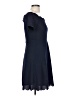 Miami Chevron-herringbone Blue Casual Dress Size L - photo 4