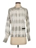 DKNY Jeans 100% Cotton Silver Long Sleeve Turtleneck Size XXS - photo 1