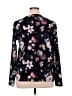 CATHERINE Catherine Malandrino 100% Polyester Floral Black Long Sleeve Blouse Size XL - photo 2