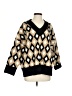 Zara Argyle Black Pullover Sweater Size S - photo 1