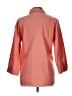 Assorted Brands Color Block Orange 3/4 Sleeve Button-Down Shirt Size L - photo 2