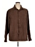Croft & Barrow 100% Polyester Brown Long Sleeve Blouse Size XL - photo 1