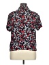 Villager 100% Rayon Floral Red Short Sleeve Blouse Size XL - photo 2