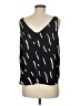 Ann Taylor LOFT 100% Polyester Black Sleeveless Blouse Size M - photo 2