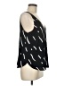 Ann Taylor LOFT 100% Polyester Black Sleeveless Blouse Size M - photo 4