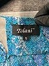 Tolani 100% Silk Blue Sleeveless Silk Top Size S - photo 7