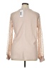 MIHOLL Tan Long Sleeve Top Size XL - photo 2