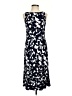 Chaps Print Blue Cocktail Dress Size S - photo 1