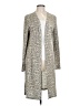 Another Reason Silver Tan Cardigan Size L - photo 1