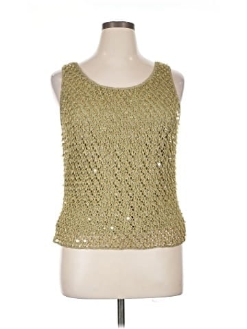 Carmen Marc Valvo Sleeveless Top (view 1)