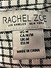 Rachel Zoe Houndstooth Gray Blazer Size M - photo 6