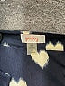 Pixley 100% Polyester Hearts Blue Long Sleeve Blouse Size M - photo 7
