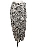 A.L.C. Animal Print Silver Casual Skirt Size 2 - photo 1