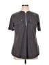 Assorted Brands Gray Short Sleeve Henley Size XL - photo 1
