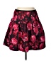 Gap 100% Polyester Floral Red Formal Skirt Size 10 - photo 1