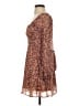 Dee Elly 100% Polyester Floral Brown Casual Dress Size XS - photo 5