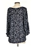 C established 1946 Blue 3/4 Sleeve Blouse Size S - photo 2