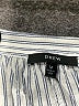 Drew Stripes Silver 3/4 Sleeve Blouse Size M - photo 7