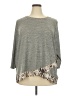 Ruby Rd. Gray 3/4 Sleeve Top Size 2X - photo 1