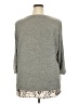 Ruby Rd. Gray 3/4 Sleeve Top Size 2X - photo 2