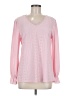 Unbranded 100% Polyester Pink Long Sleeve Blouse Size M - photo 1