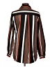 Unbranded Stripes Brown Long Sleeve Blouse Size L - photo 2