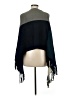Unbranded 100% Acrylic Blue Poncho One size - photo 2