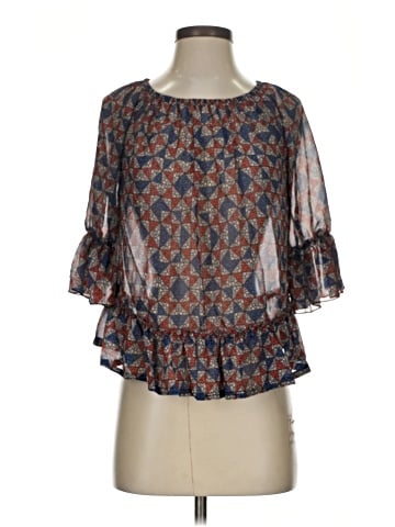 Petticoat Alley 3/4 Sleeve Blouse (view 1)